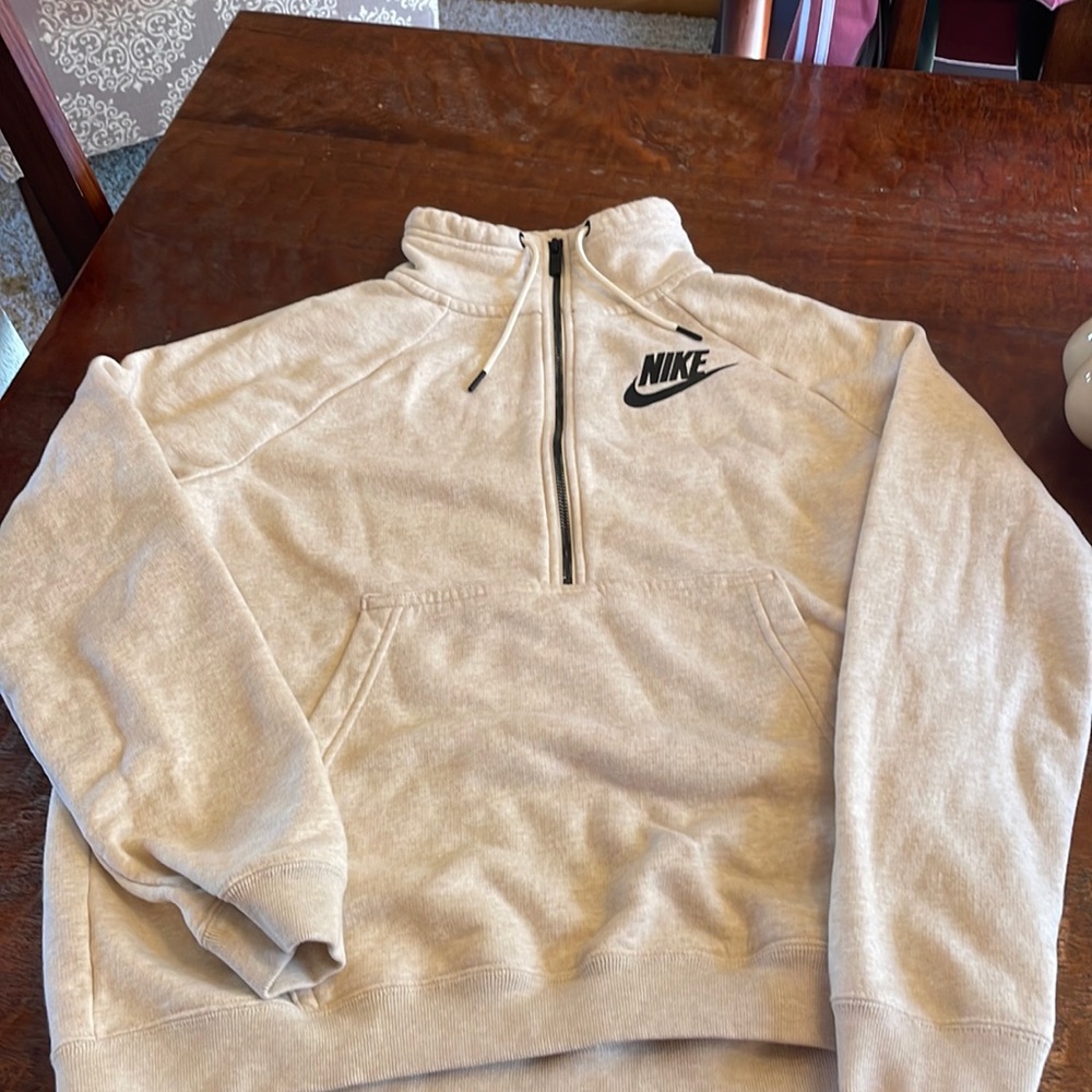 Nike 3/4 zip sweatshirt.
